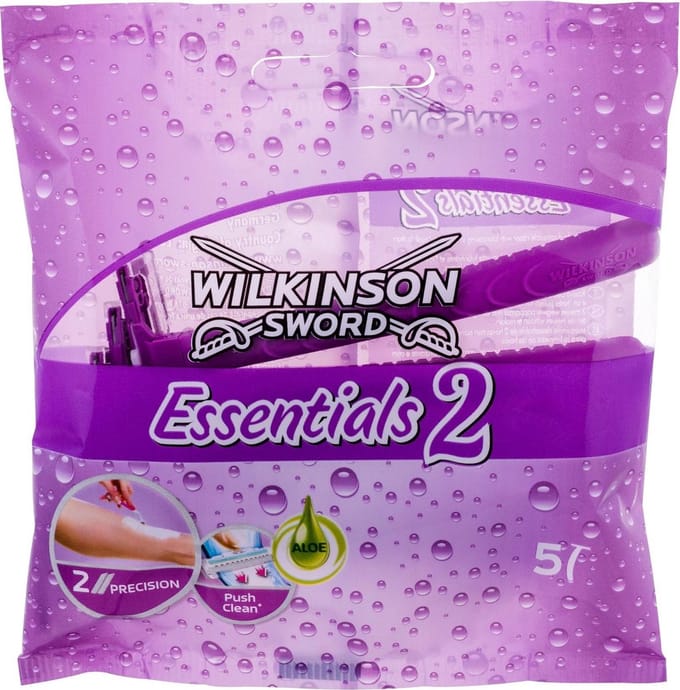Wilkinson Sword - Essentials 2 ( 5ks ) - Jednorázová dámská holítka -