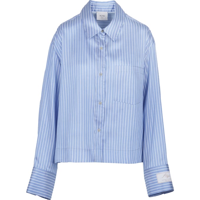 Alysi - Shirt - 480594 - White / Blue