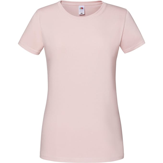Fruit of the Loom Dames/Dames Iconic 190 T-Shirt (Poederroos)
