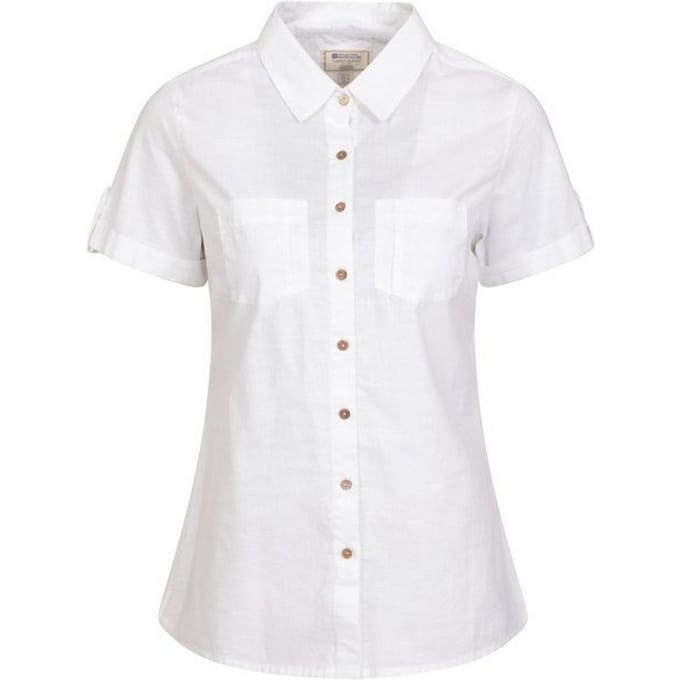 Mountain Warehouse Dames/dames Kokosnoot Shirt met korte mouwen (Wit)
