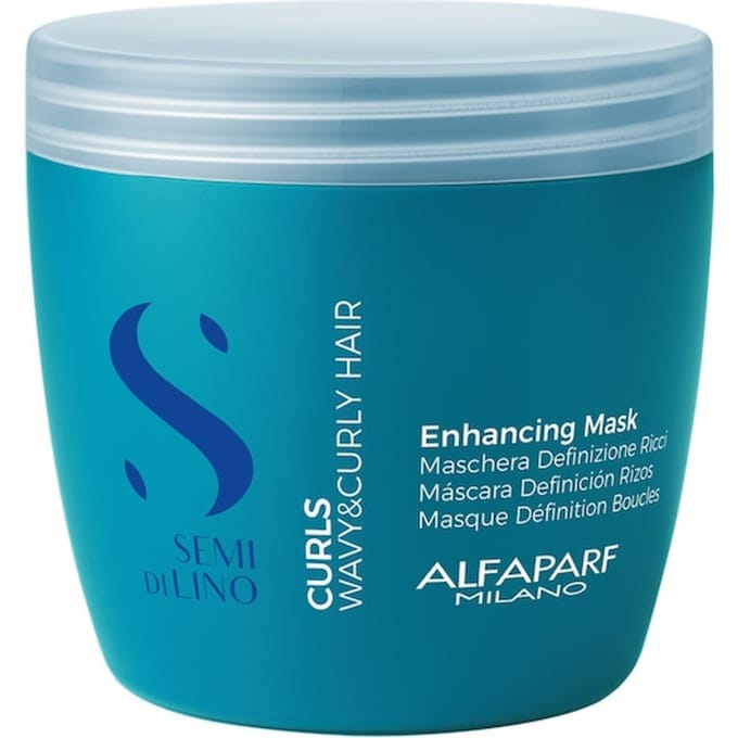 Alfaparf Milano Semi di Lino Curls Enhancing Mask Haarbehandeling krullen Dames 500 ml