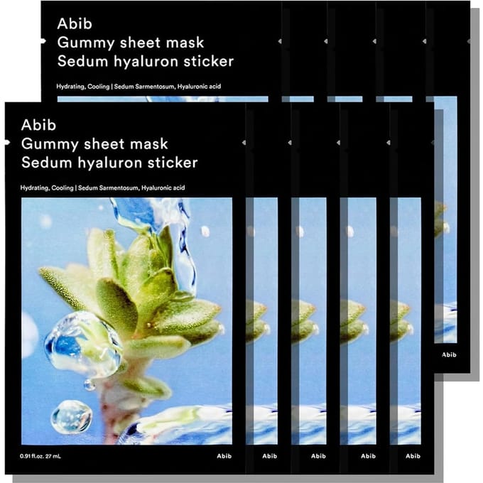 Abib Gummy Sheet Mask Madecassoside Sticker 10ea AUTHENTIC STORE gray