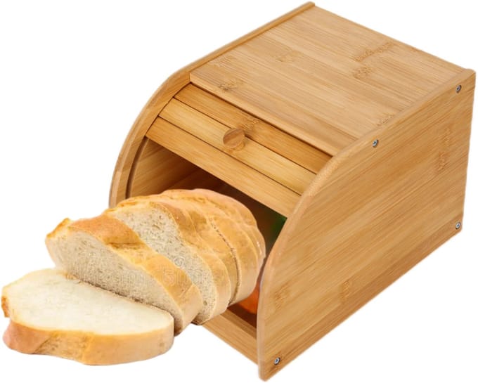 Cheffinger Broodtrommel - Klein - Bamboe - 20x27x18cm