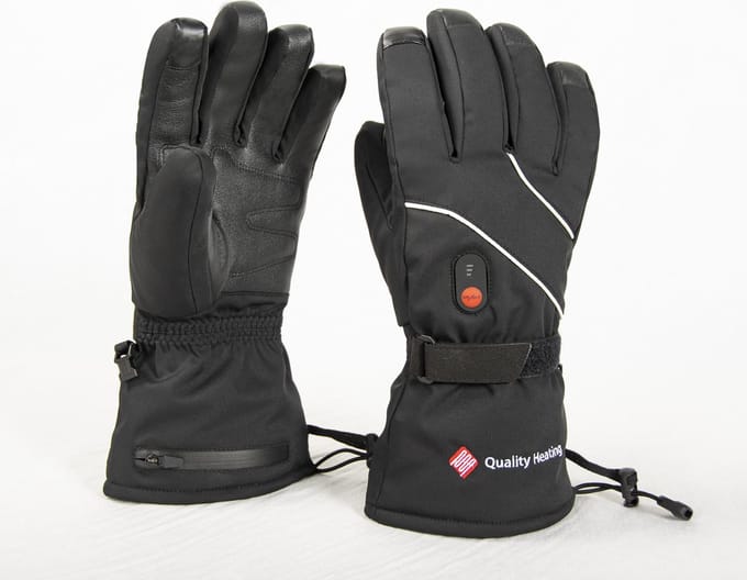 Quality Heating Verwarmde leren handschoenen 3 warmtestanden