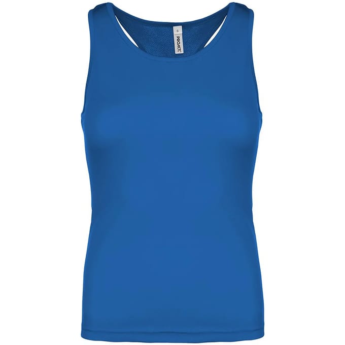 Damessporttop overhemd 'Proact' Royal Blue - M