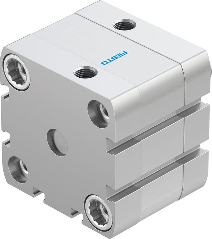 Festo Compacte Cilinder 50mm Boring 10mm Slag ISO 21287 Dubbelwerkend - 572691 - P2BS6