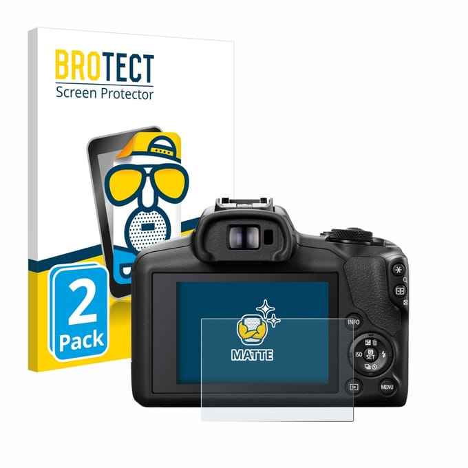 BROTECT - Screenprotector voor Canon EOS R100 - Folie Beschermfolie matte 2 Stuks