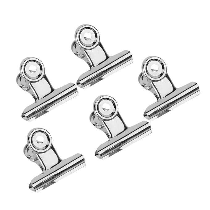 5pcs Acier Inoxydable Argent C Curve Clips Extension Ongles Accessoires Multifonctionnels Nail Art gray