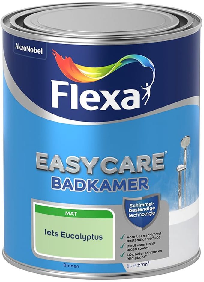 Flexa - Easycare Badkamer - Iets Eucalyptus - Mengverf - 1 L
