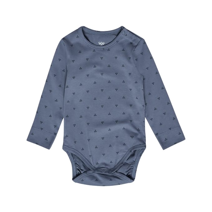 Hummel kinderbody met lange mouwen Hmlmini Bee Aop L/S 230320