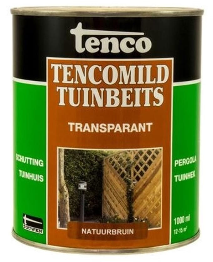 Tenco tencomild tuinbeits transparant natuurbruin - 1 liter