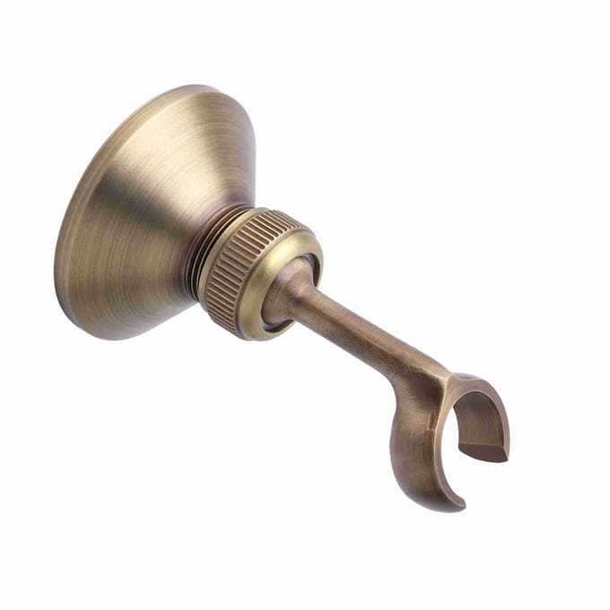 Verstelbare Messing Galvaniseren Douchekop Houder Beugel Basis voor Huis Badkamer Accessoire gray