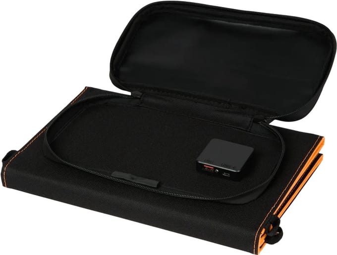 Opvouwbaar zonnepaneel - powerbank -28Watt - IPX4 - Airplane safe