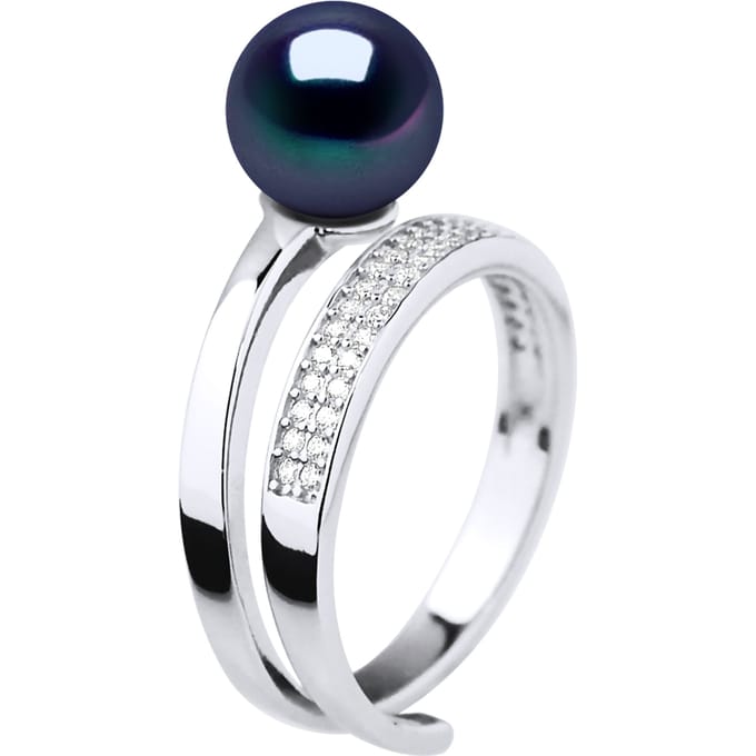 Ring Sieraden - Echte GeCultiveerde Zoetwaterparel Rond 8-9 mm