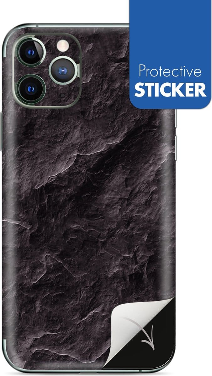 My Style Telefoonsticker PhoneSkin For Apple iPhone 11 Pro Black Rock