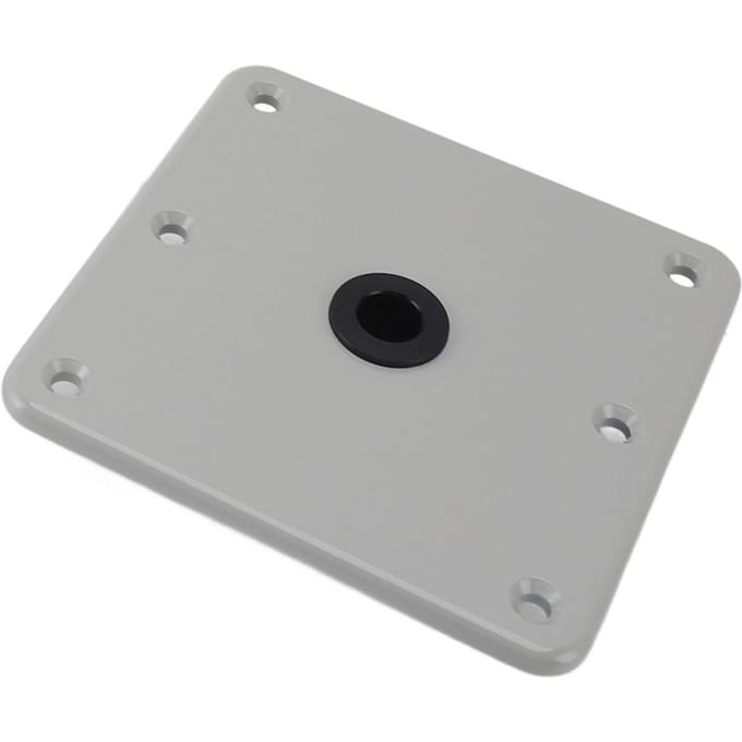 Bootstoelbasis Aluminiumlegering Marine Bootstoelbevestiging Bootstoel Sokkelbasis met 34 inch Pinpaal gray