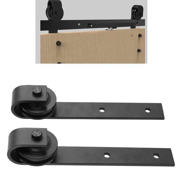 Schuifdeur Katrol Hardware Rek Hanger Rollerwiel Koolstofstaal Geruisloos