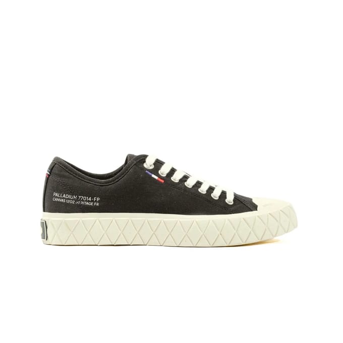 PALLADIUM ACE CVS ASPARAGUS BLACK/WHITE SIZE 36