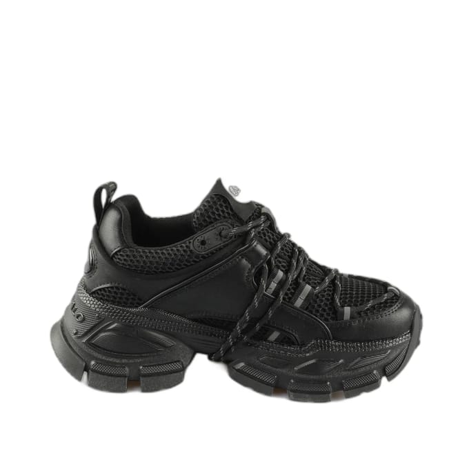 Vegan nappa en mesh sneakers voor dames Buffalo Saturn Lace