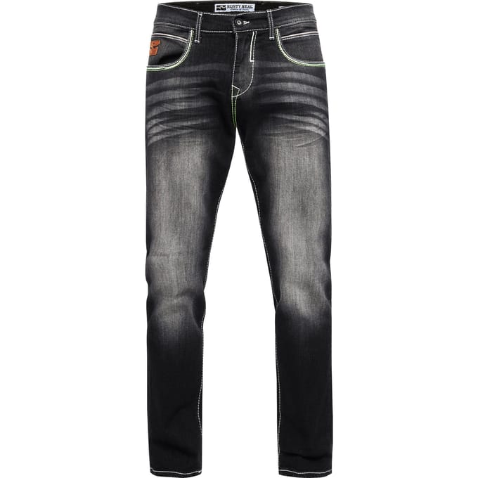 Jeansbroek "TOYAMA" Regular Fit met contrastnaad