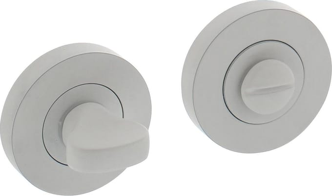 Intersteel Rozet met toilet-/badkamersluiting rond ø52x10 mm wit