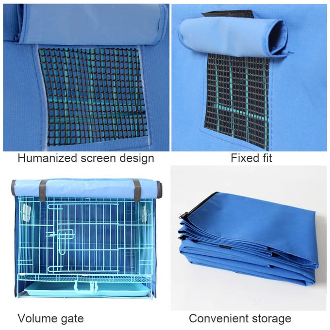 Winddichte Huisdier Kat Konijn Hond Bench Hoes Ademend Waterdicht Vier Seizoenen Kooihoes blue