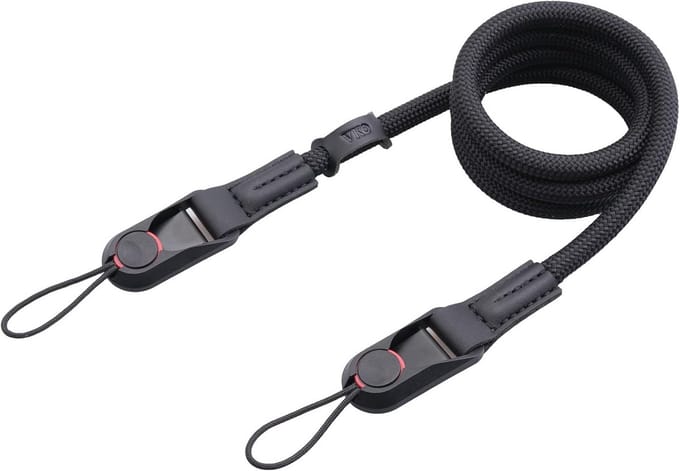 Verstelbare Quick Release Camerariem voor DSLR en Spiegelloze Camera's - Ideaal voor Buitenfotografie