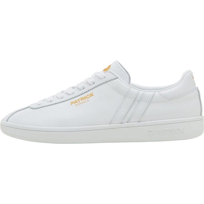 Patrick Mens Monaco Suède Cupsole Sneakers (Wit)