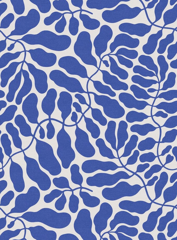 Boråstapeter Vliesbehang 2078 - Swedish Designers - Modern Blauw - 49cm x 2.65m