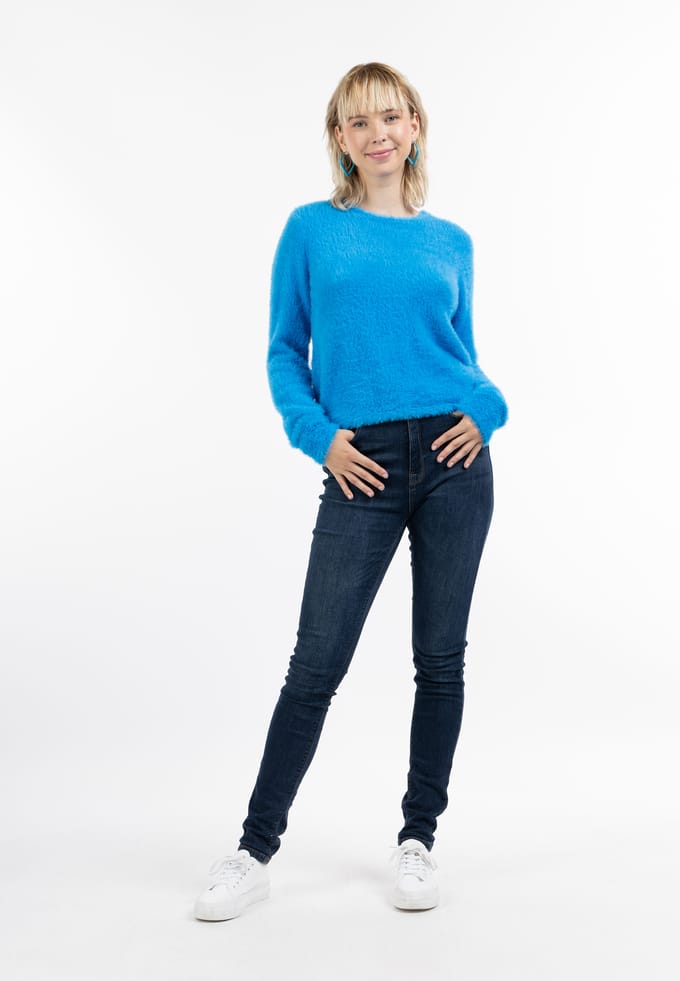 Mymo Gebreide trui Dames blauw
