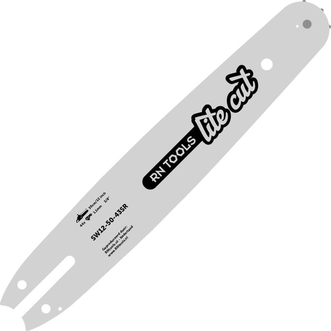 RNtools Kettingzaagblad 30 cm 3/8 1.1 mm (0.043") LiteCut voor de Kettingzaag o.a. Stihl