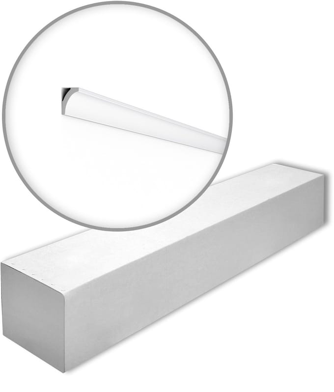NMC WT8-box WALLSTYL Noel Marquet 1 doos 40 stukken Kroonlijst modern design wit | 80 m