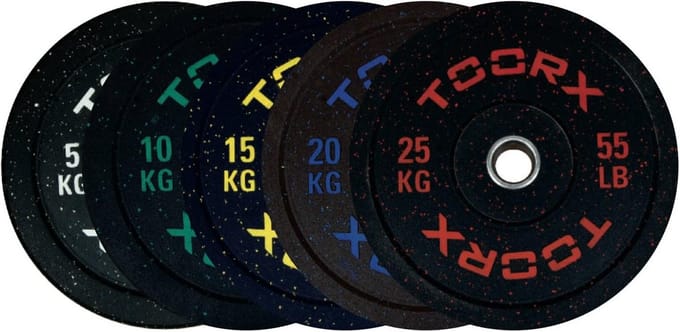 Bumper Plate Gewichtschijf Gietijzer 5 kg met 50 mm Diameter