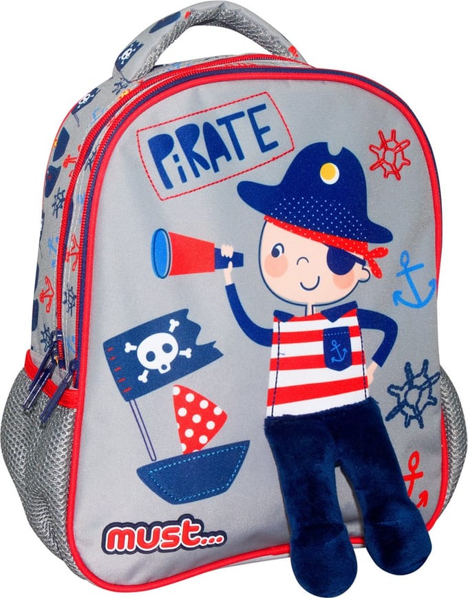 Must Peuterrugzak Piraat - 31 x 27 x 10 cm - Polyester