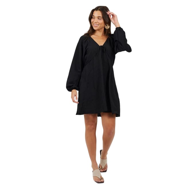 Brave Soul Dames/Dames A-lijn Mini Jurk (Zwart)