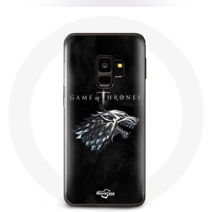 Coque - Game of Thrones - Samsung Galaxy S9 - Logo La maison Stark - Protection chocs - Rigide