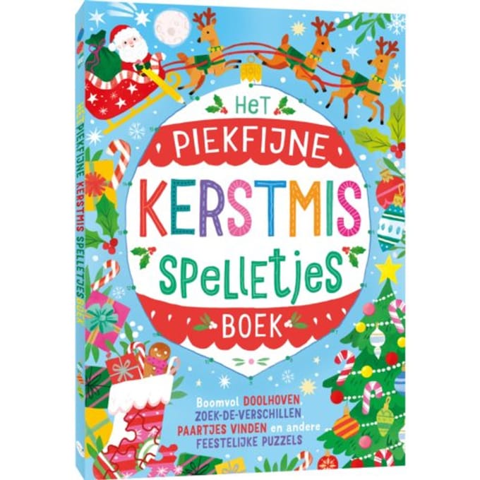 Het Piekfijne Kerstmis Spelletjesboek