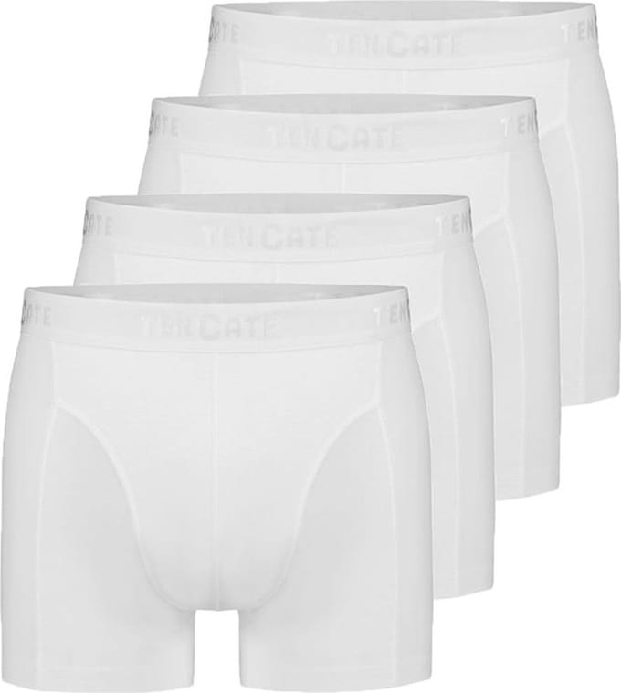 Ten Cate boxershorts organic cotton 4-pack wit