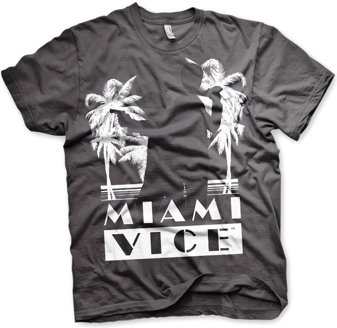 Miami Vice Silhuettes T-shirt donkergrijs