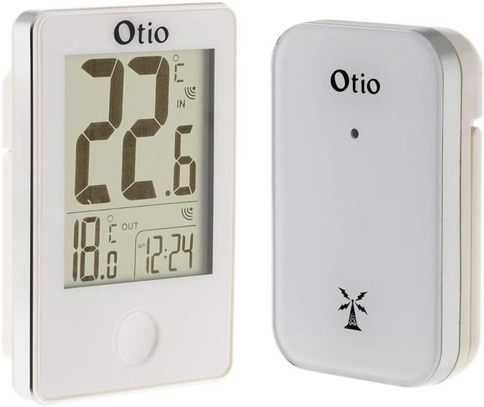 Digitale Thermometer - Wit - Temperatuurbereik binnen 0 tot 50 °C - Met Max/Min Temperatuurmodule - Voor Binnen en Buiten