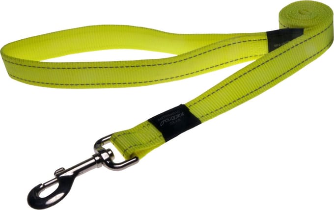 Rogz Utility Lange Lijn Geel - Hondenriem - 180x2 cm