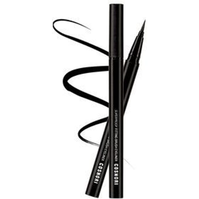COSNORI - Superproof Fitting Brush Eyeliner - 3 Colors 2024 Version - #01 Black
