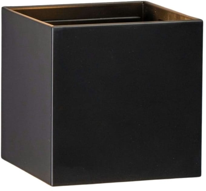 Kosilum - Cubic - Wandlamp - Zwart - Metaal