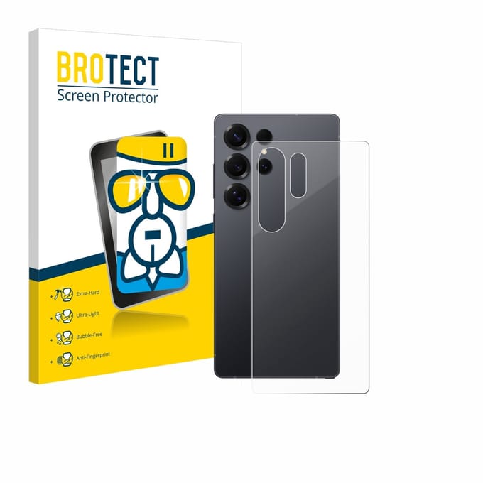 Screenprotector voor Samsung Galaxy S25 Ultra (Achterkant) Beschermglas transparant