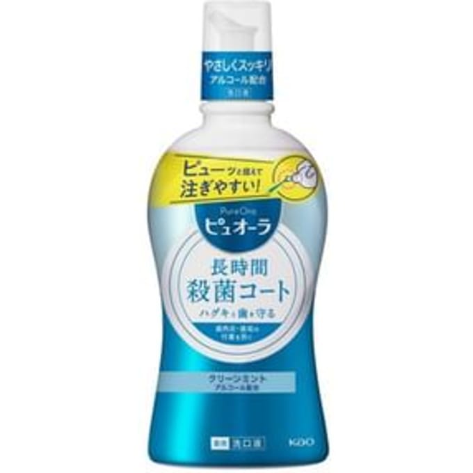 Kao - PureOra Medicinal Mouthwash Clean Mint - 420ml