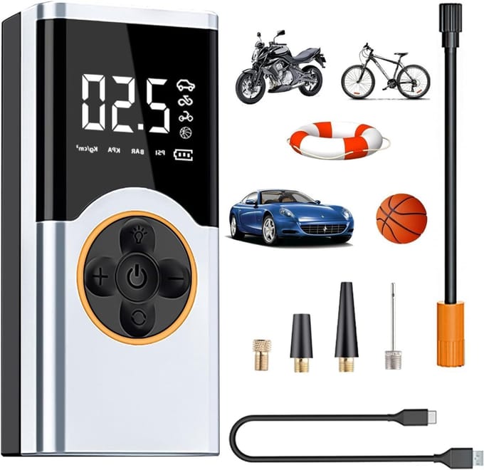 MRKK® Autobanden Pomp - Elektrische Fietspomp - Compressor - Luchtcompressor