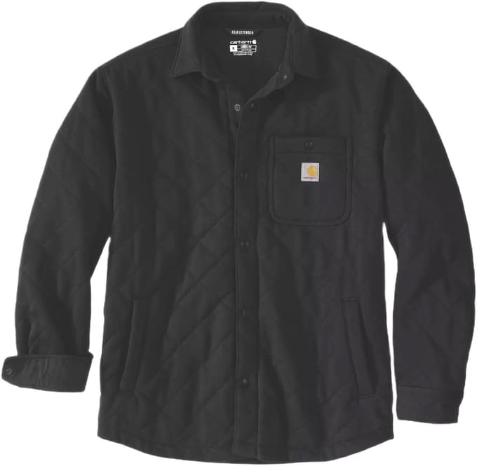 Carhartt Quilted Snap Front Shirt Textiel jas -
