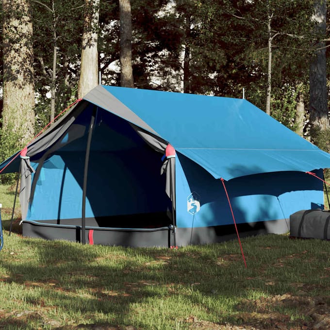 Vidaxl Tente de Camping, 2 Personnes, Bleue, Imperméable