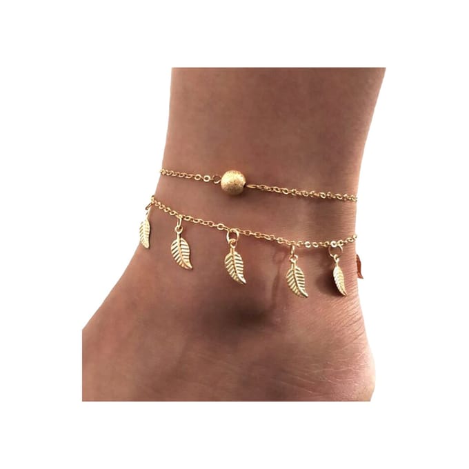 Joboly Ibiza kralen armband met bedels - Dames - Rood - 18 cm