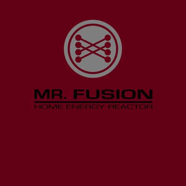 Back To The Future Mr Fusion Hoodie - Burgundy - XL